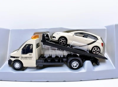 Modellino auto 1:43 transport rimorchio vw Polo GTI burago diecast modellismo - Immagine 1 di 3