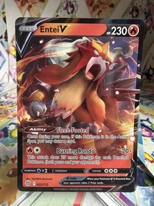 Pokemon TCG Karte Entei V Schwert & Schild: Brilliant Stars 022/172 Holo Ultra Rare - Bild 1 von 2