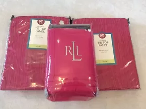 Cortina Almohada Sham Lot College Dorm Ralph Lauren La Playa Espacio Tinte Rosa Sólido - Imagen 1 de 6