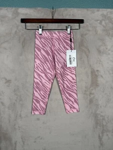 Zyia Leggings Girls Size 4-5 Pink Zebra New - Picture 1 of 6