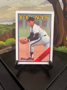 1988 Topps Harry Spilman #217 Baseball Card