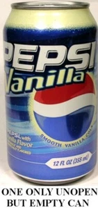 Pepsi Vanilla 2006 USA RARE EMPTY UNGEÖFFNET 12oz 355ml Old Style Can American LtdEd - Bild 1 von 4