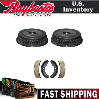 Kit trasero Raybestos tambores de freno y zapatas de freno para Chrysler Grand Voyager 2000 Foto 1 de 4