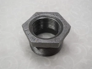 WARD 1-1/4" X 1"  Black MI Hex Bush Made in USA - Picture 1 of 1