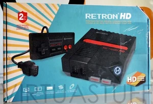 Hyperkin RetroN HD Gaming Console NES Compatible, Black, complete, collectible c - Picture 1 of 22
