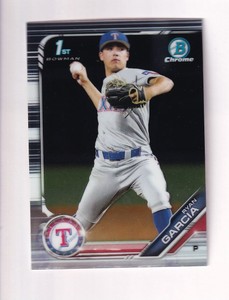 2019 Bowman Chrome Draft #BDC-148 RYAN GARCIA Texas Rangers 1st ROOKIE CARD RC