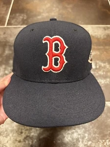 HT6 New Era Boston Red Sox Hat 6 7/8 - All Star Game 2011 Side Patch Dark Navy - Picture 1 of 8