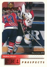 1999-00 Upper Deck MVP SCE #202 ANDREI SHEFER - Rookie Card