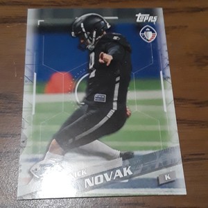 2019 Topps Alliance Of American Football Nick Novak Kicker #164