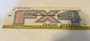 1x NUEVO OEM 2021-2024 Ford Ranger F150 calcomanía FX4 todo terreno izquierda o derecha nuevo OEM naranja - Imagen 1 de 2