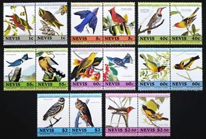Nevis 1985 Native Birds Nature Fauna Postfrisch MNH Cuckoo Owl Wildlife - Imagen 1 de 1