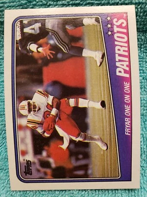 1988 TOPPS NEW ENGLAND PATRIOTS TEAM LEADERS #175 IRVING FRYAR TL - Image 1 of 4