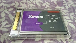 Tarjeta de PC PCMCIA PCXIRCOM CBE2-100 CardBus Ethernet II 10/100 32 bits - Imagen 1 de 2