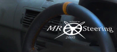 FOR RENAULT MEGANE I 1995-2003 REAL LEATHER STEERING WHEEL COVER + BROWN STRAP - Image 1 of 4