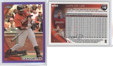 2010 Topps Chrome Retail Purple Refractor /599 Carlos Lee #149