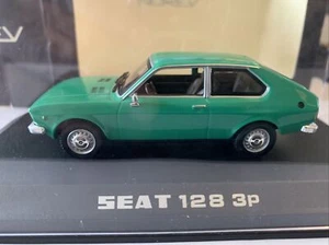 SEAT 128 3P 1/43 MODELO COCHE DE NOREV EN VERDE - Imagen 1 de 11