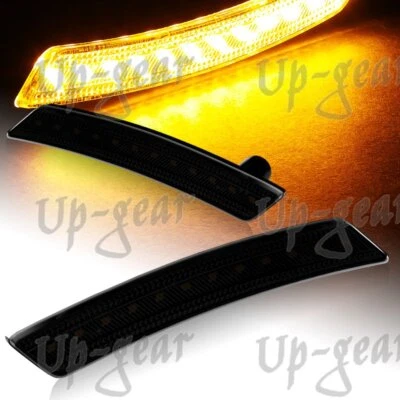 Luces de señalización laterales LED ámbar con lente de humo Mini Cooper 2007-2016 para guardabarros delantero Foto 1 de 4