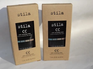 NOS 2 bottle Stilla CC color correcting cream , #06 Tan , 1.3 oz - Picture 1 of 9