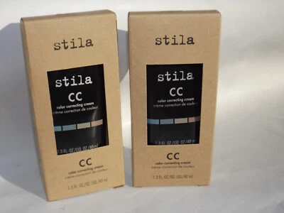 NOS 2 bottle Stilla CC color correcting cream , #06 Tan , 1.3 oz - Image 1 of 4