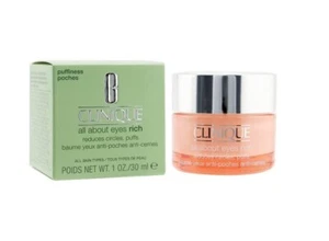 Clinique All About Eyes RICH Reduces Circles Puffs All Skin Types NIB 15ml .5oz - Picture 1 of 1