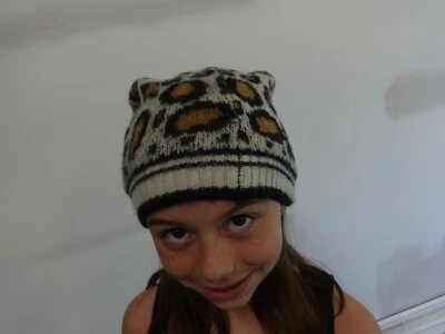 NUEVO CON ETIQUETAS Dead Stk Mossimo Target Gorro Estampado Leopardo Invierno Sombrero Mujeres OSFA Foto 1 de 4