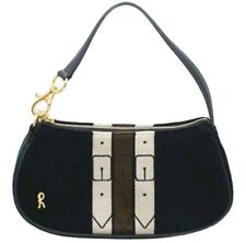 ROBERTA DI CAMERINO Velor x Leather Shoulder Hand Bag Ladies' Accessories 
