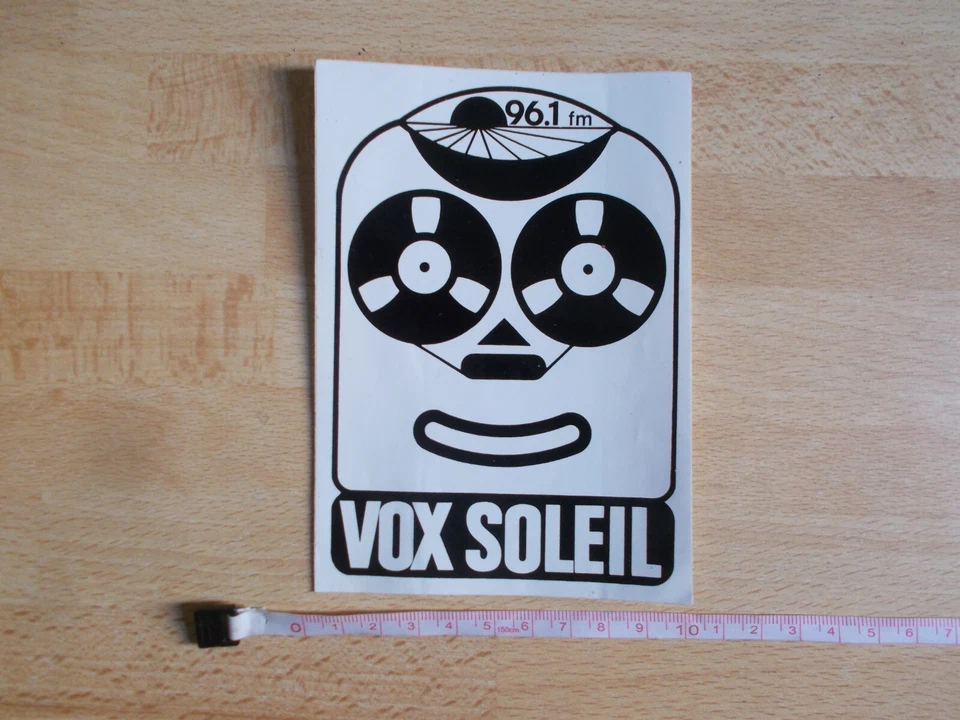 Selbstklebend Radio Vox Sonnen- - Bild 1 von 1
