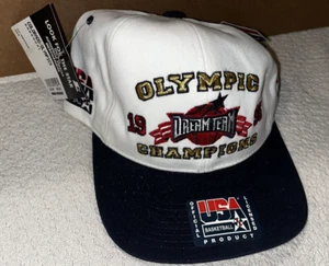 Gorra gorra vintage nueva con etiquetas Starter Brand 1996 Dream Team Olympics Snapback NBA Atlanta - Imagen 1 de 6