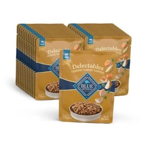 Delectables Natural Wet Dog Food Topper Dinner 3oz 3 Ounce (Pack of 24) Turkey - Picture 1 of 7