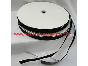 STREEP  NASTRO CHIUSURA A STRAPPO DA CM.2 NERO "ADESIVO" COMPLETO METRI 1 - Foto 1 di 1