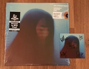 Silverstein - Misery Made Me Orange/Blue Newbury Comics vinyl w/ SIGNED Insert - Picture 1 of 2