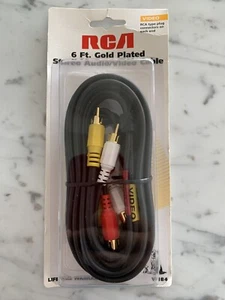 RCA 6 ft Goldplated Stereo Audio/video Cable New - Picture 1 of 2