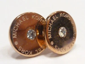 (B7) Michael Kors Pretty Rose Gold Gift Boxed Earrings - Picture 1 of 8