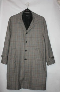 SIZE SMALL AFTER DARK GREY CHECK OVERSIZE OVERCOAT 7418 - Picture 1 of 4