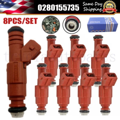 Inyectores de combustible 0280155735 8 piezas para Ford Explorer 1997 1998 Aerostar Ranger 4,0 L Foto 1 de 4