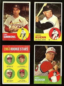 1963 Topps Baseball: "Off Grade" Set Break Choose Your Card (#11 to #573)