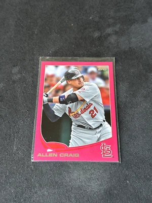 Allen Craig 2013 Topps #321 Pink 11/50 - Image 1 of 2