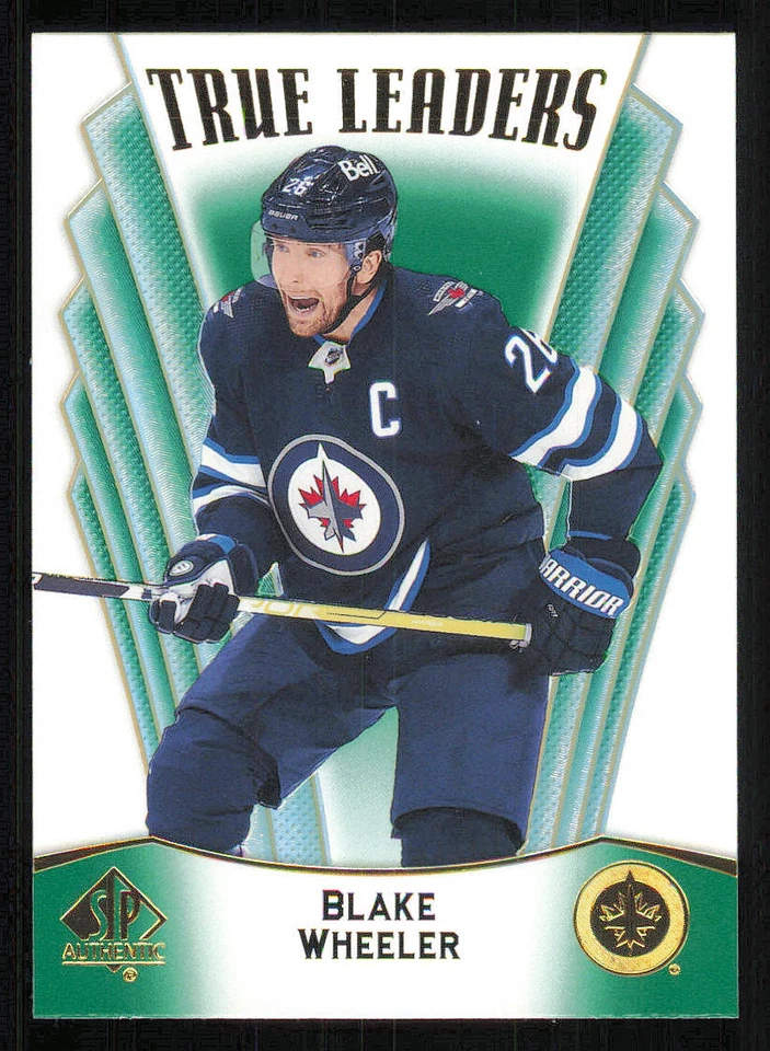 2021-22 SP Authentic True Leaders Green #TL19 Blake Wheeler - Image 1 of 2