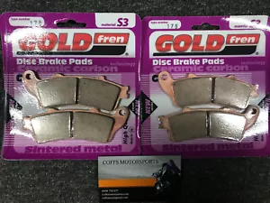 2x Pair Front Sintered Brake Pads Fit HONDA VFR800FI 2003 2004 2005 2006 2007 - Picture 1 of 3