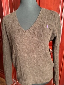 Ralph Lauren Damen Pullover Gr. L – Braun – Woll-Kaschmir-Mix - Bild 1 von 7