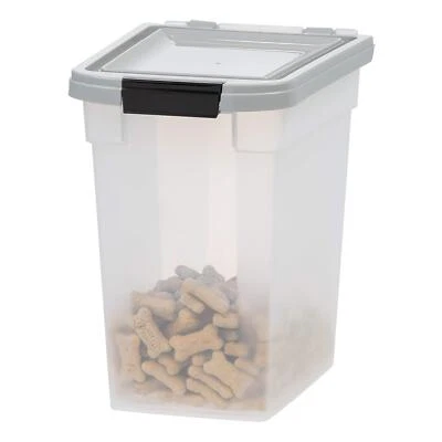 USA 10 Lbs / 12.75 Qt WeatherPro Airtight Pet Food Storage Container for Dog ... - Imagem 1 de 4