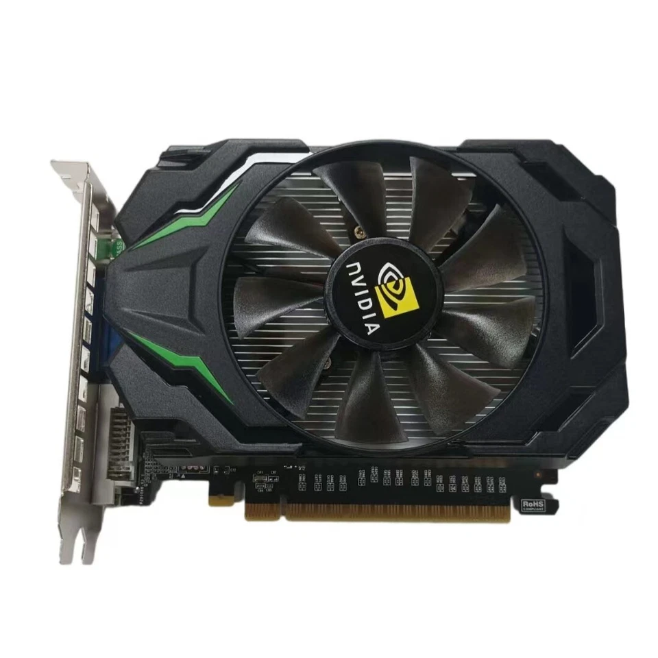  NVidia GeForce GT740 4GB DDR5 DVI VGA HDMI PCIe Graphics Card - Image 1 of 4