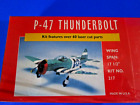 Keilcraft Veron Balsa Wood Model Kit P-47d Thunderbolt Flying Model By Dumas