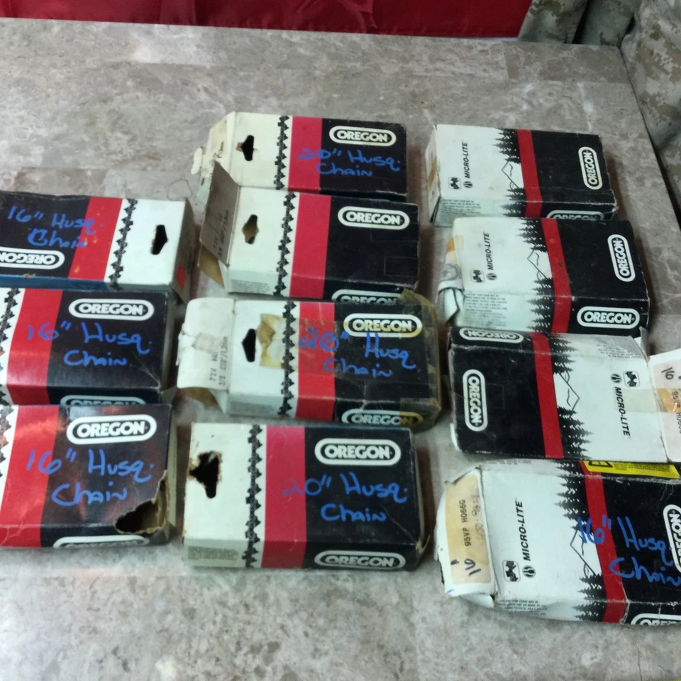 11X Oregon 72V060G 16" 18" 20" Chains 3/8" Pitch .050" Gauge NOS Mixed Lot - Image 1 of 4