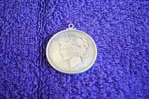 Estuche colgante cabeza libertad paz 1923 dólar de plata sin marca de ceca - Imagen 1 de 8