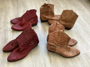 Franco Sarto Boots Waco 10M Leather Upper - Picture 1 of 1