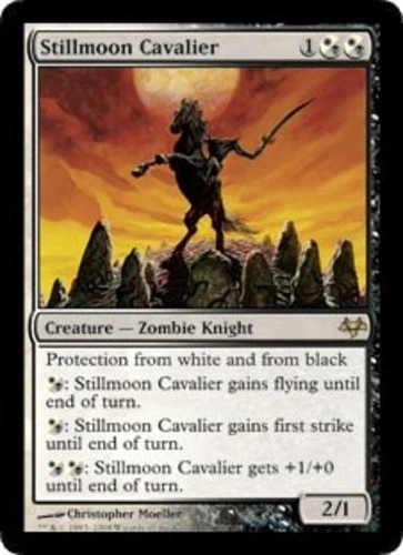Stillmoon Cavalier - Foil Magic mtg Moderate Play, English Eventide x1 - Image 1 of 1