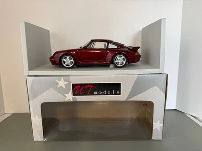 UT Models Porsche 911 Turbo 1997 Metallic Red Diecast 1:18 Scale Boxed Excellent - Image 1 of 4