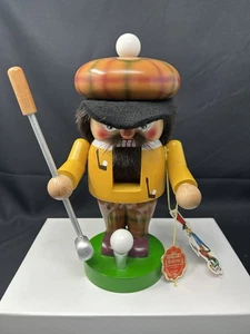Vintage Steinbach Rare Golfer Nutcracker Signed by Karla Steinbach 2007 With Tag - Picture 1 of 10