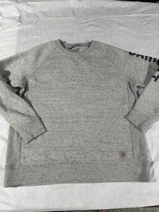 Sudadera Carhartt para mujer calce relajado peso medio cuello redondo talla XL - Imagen 1 de 6